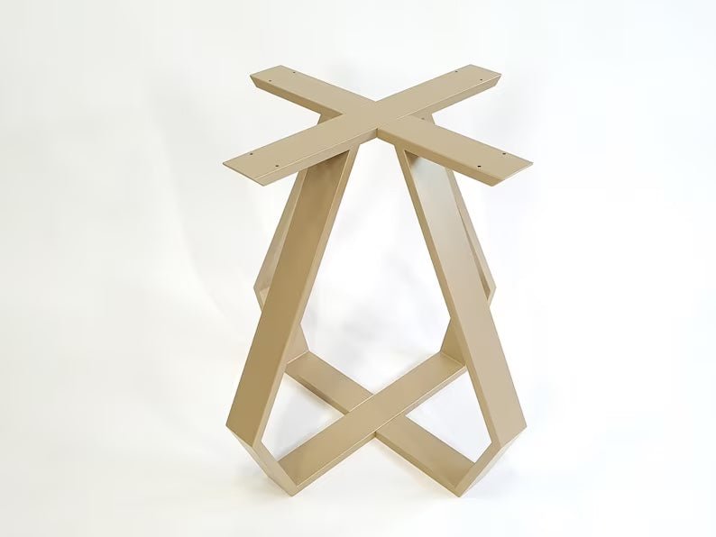 Pear 7 dining table base, view 5