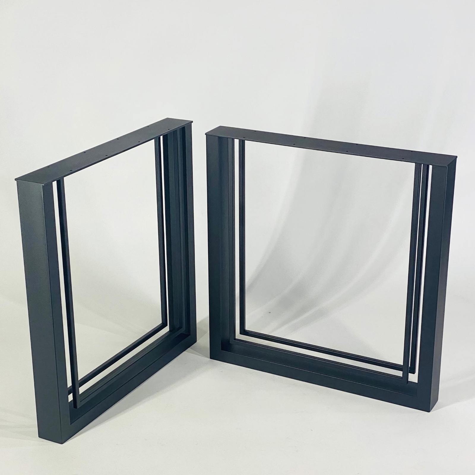 Square 3 desk table legs, view 2