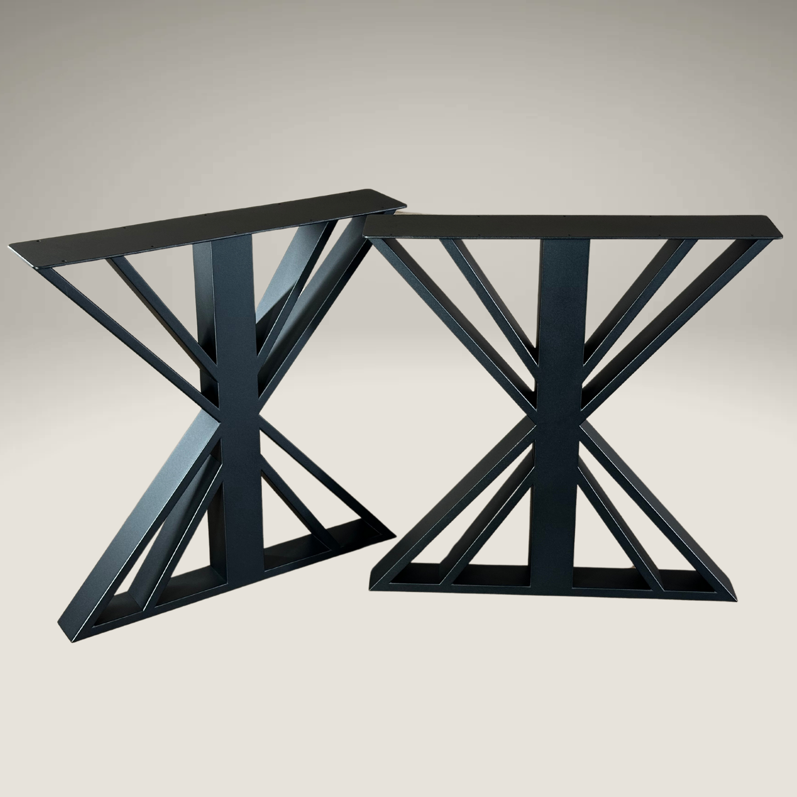 Farmhouse desk table legs, view 3