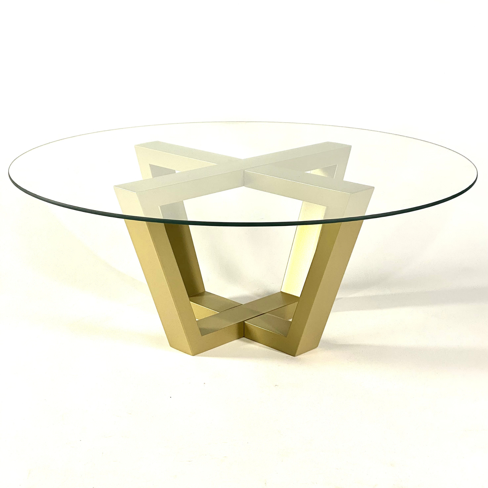 Trapeze coffee table base, view 3