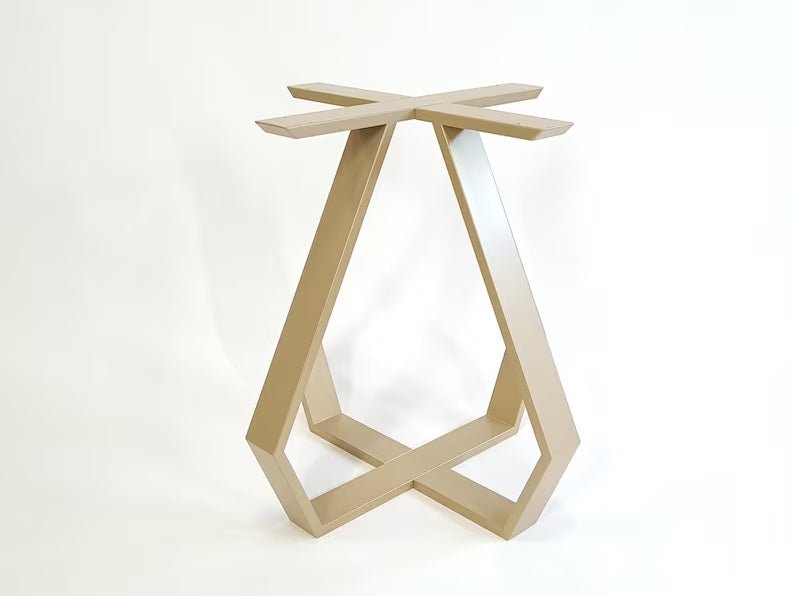 Pear 7 dining table base, view 4