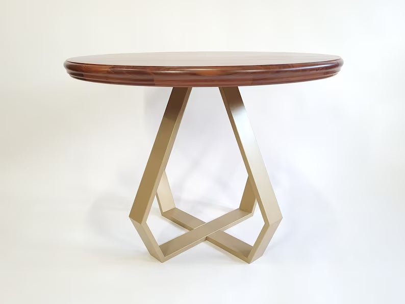 Pear 7 dining table base
