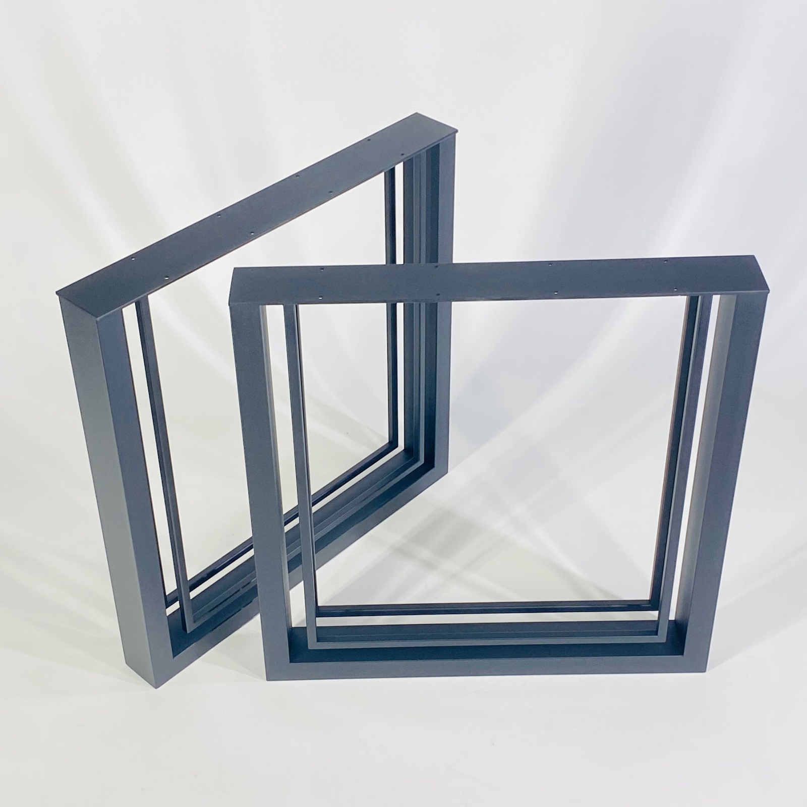 Square 3 desk table legs, view 4