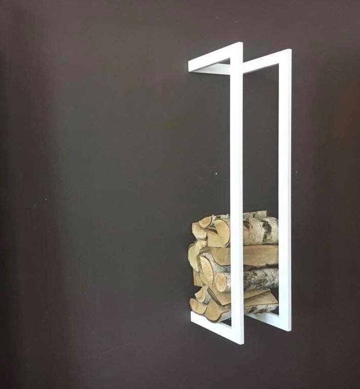 Walle wall mounted firewood rack