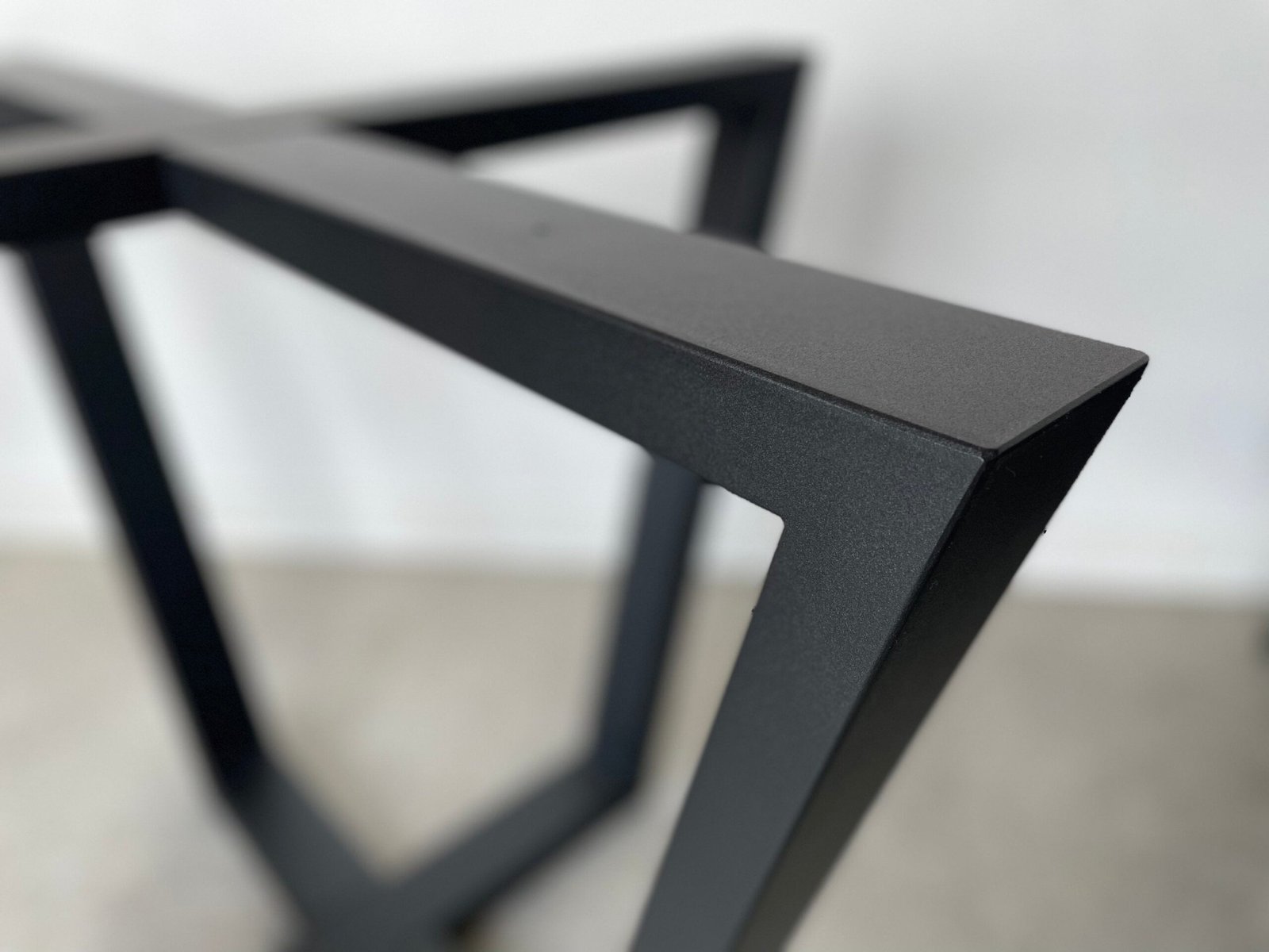Velmet dining table base, view 3