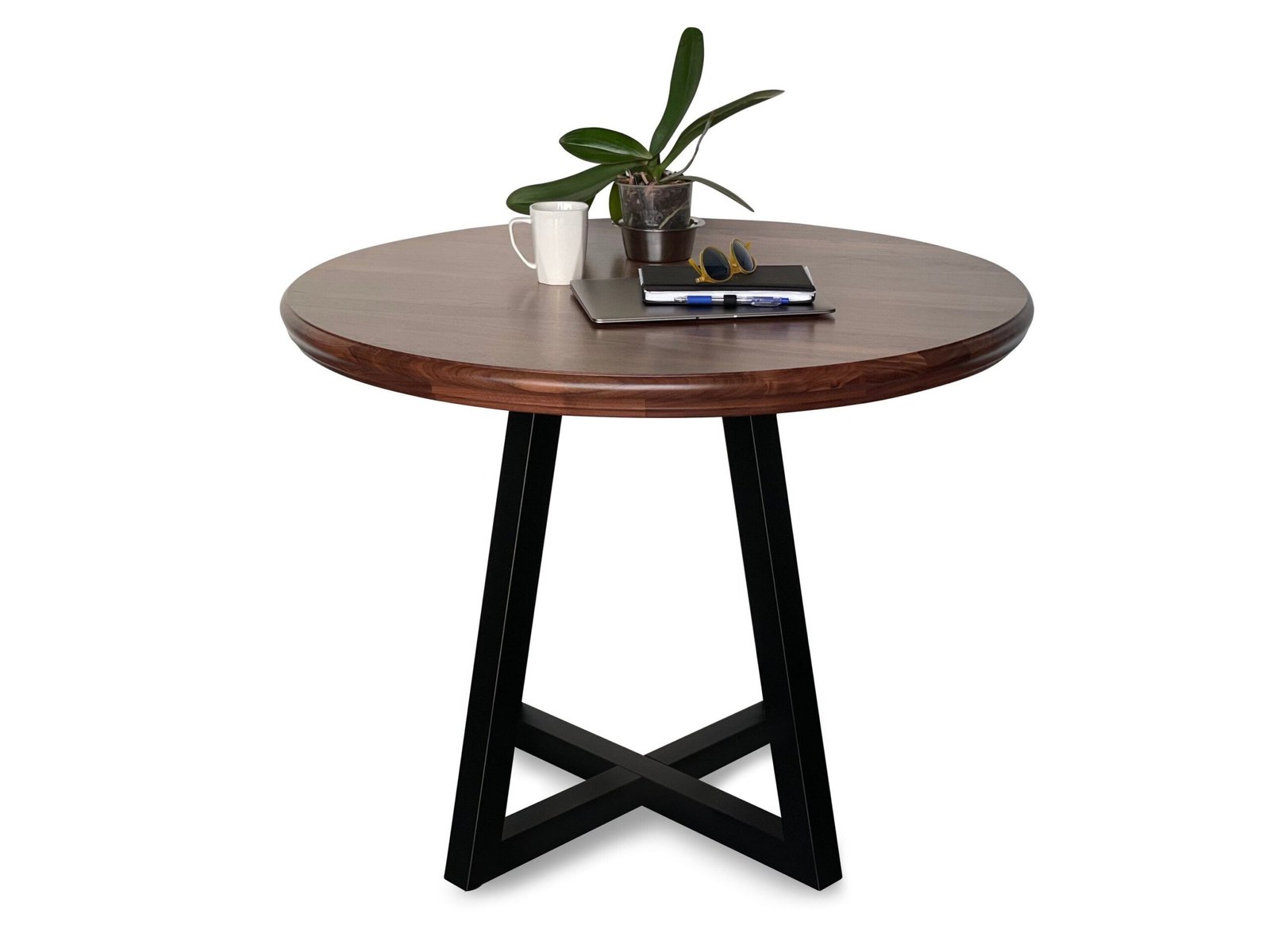 High Cross 5 dining table base, view 3