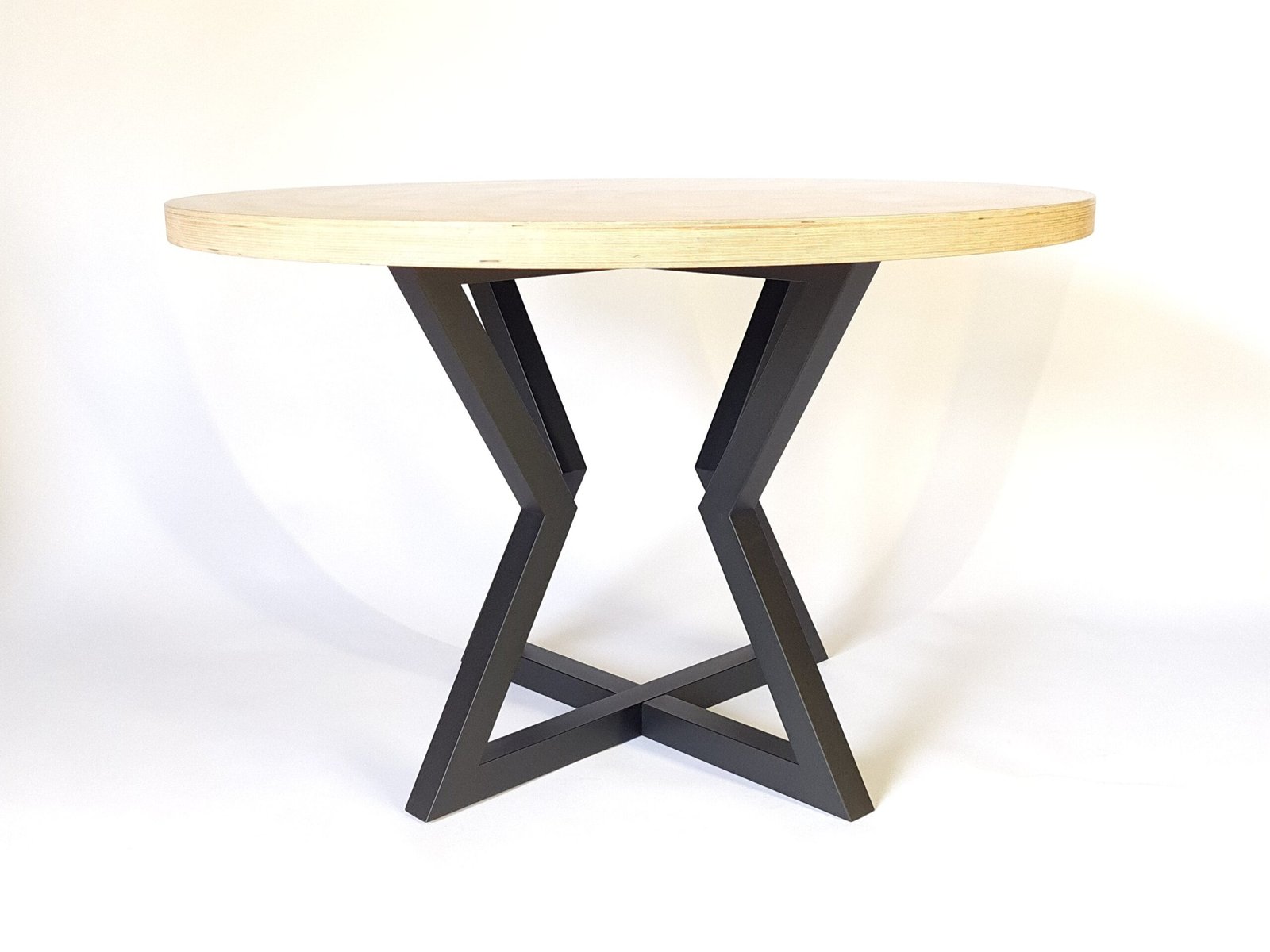 Cross X dining table base
