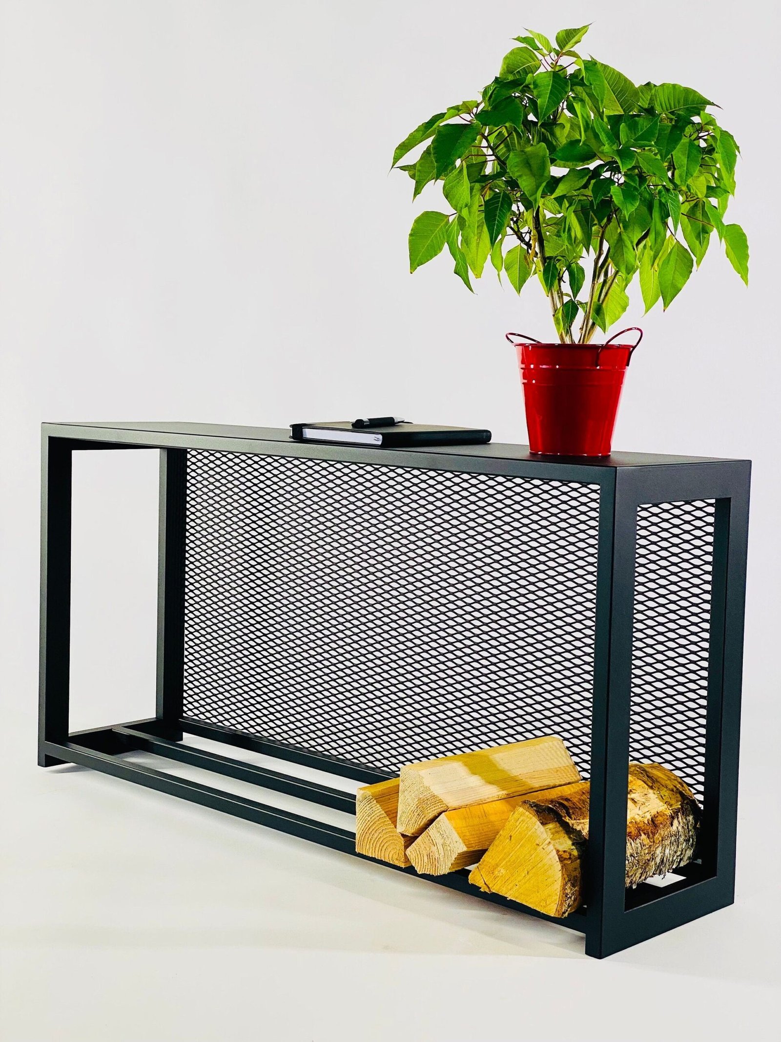 Black Alder horizontal firewood rack, view 3