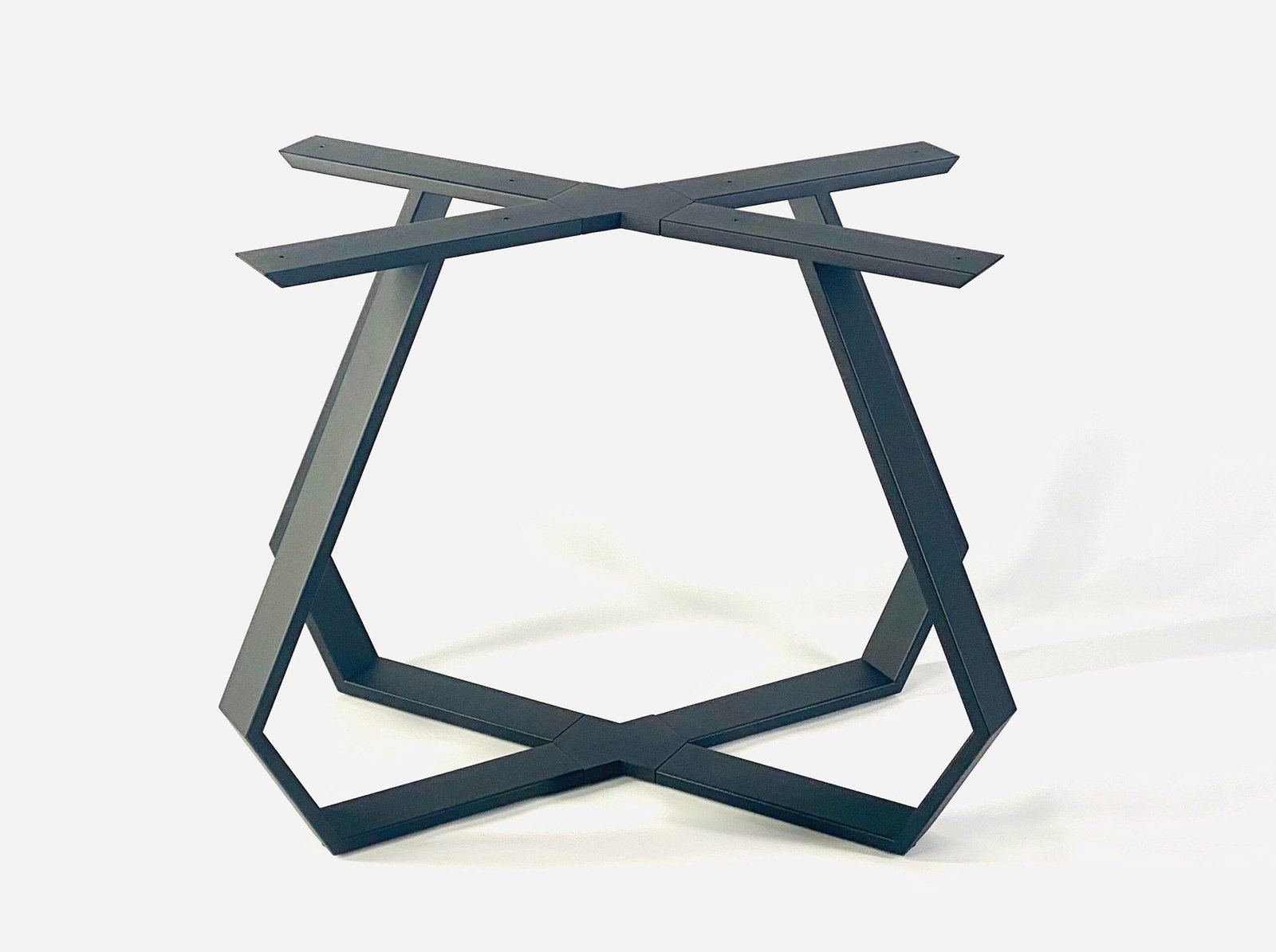 Oval dining table base