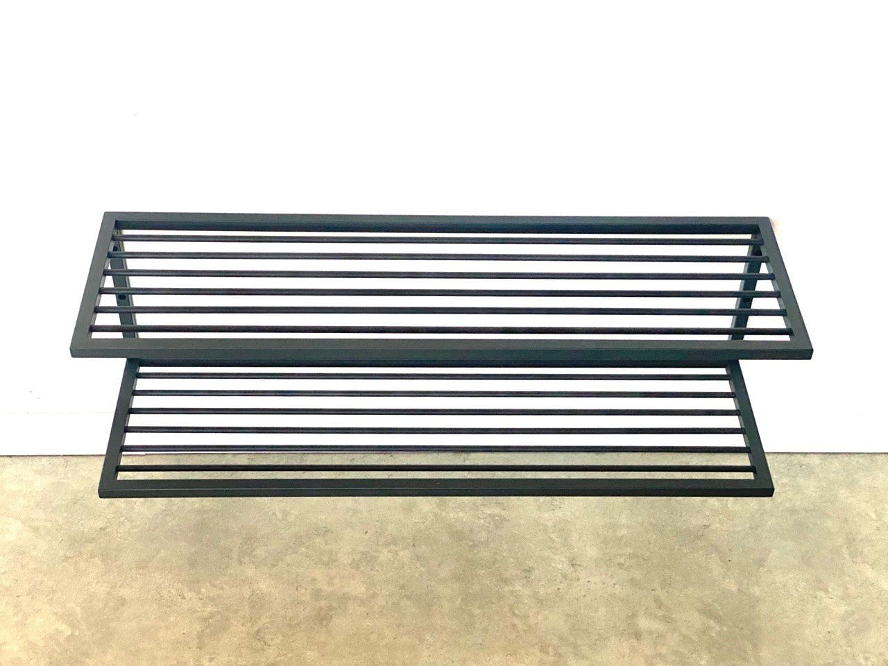 Modern 2 wall mounted shoe rack, view 5