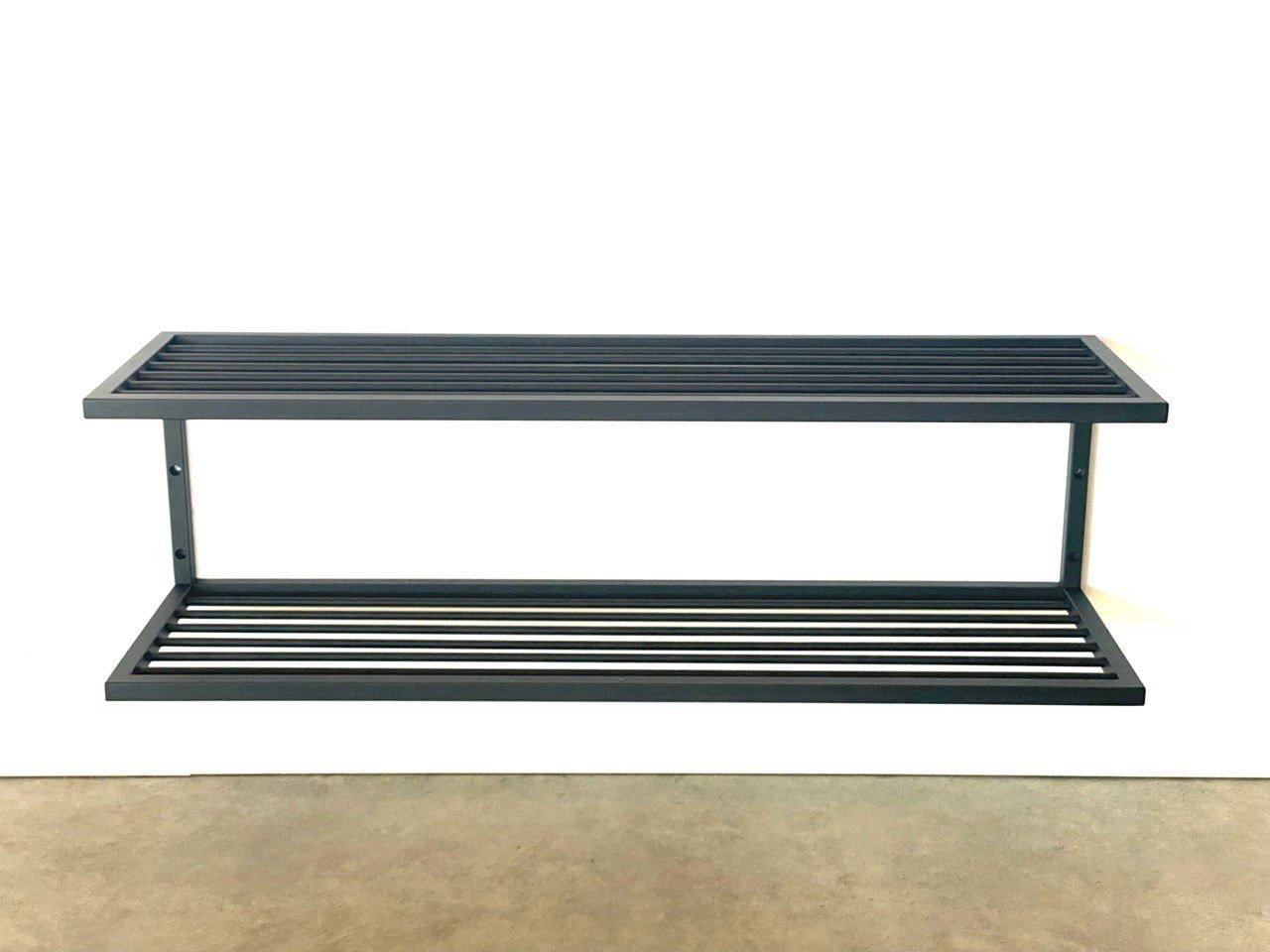 Modern 2 wall mounted shoe rack, view 6
