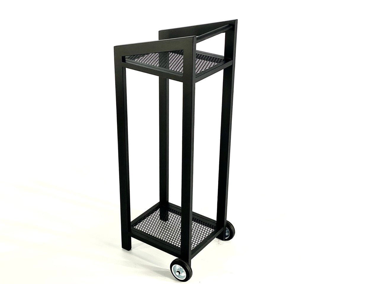 Sam movable firewood rack with wheels