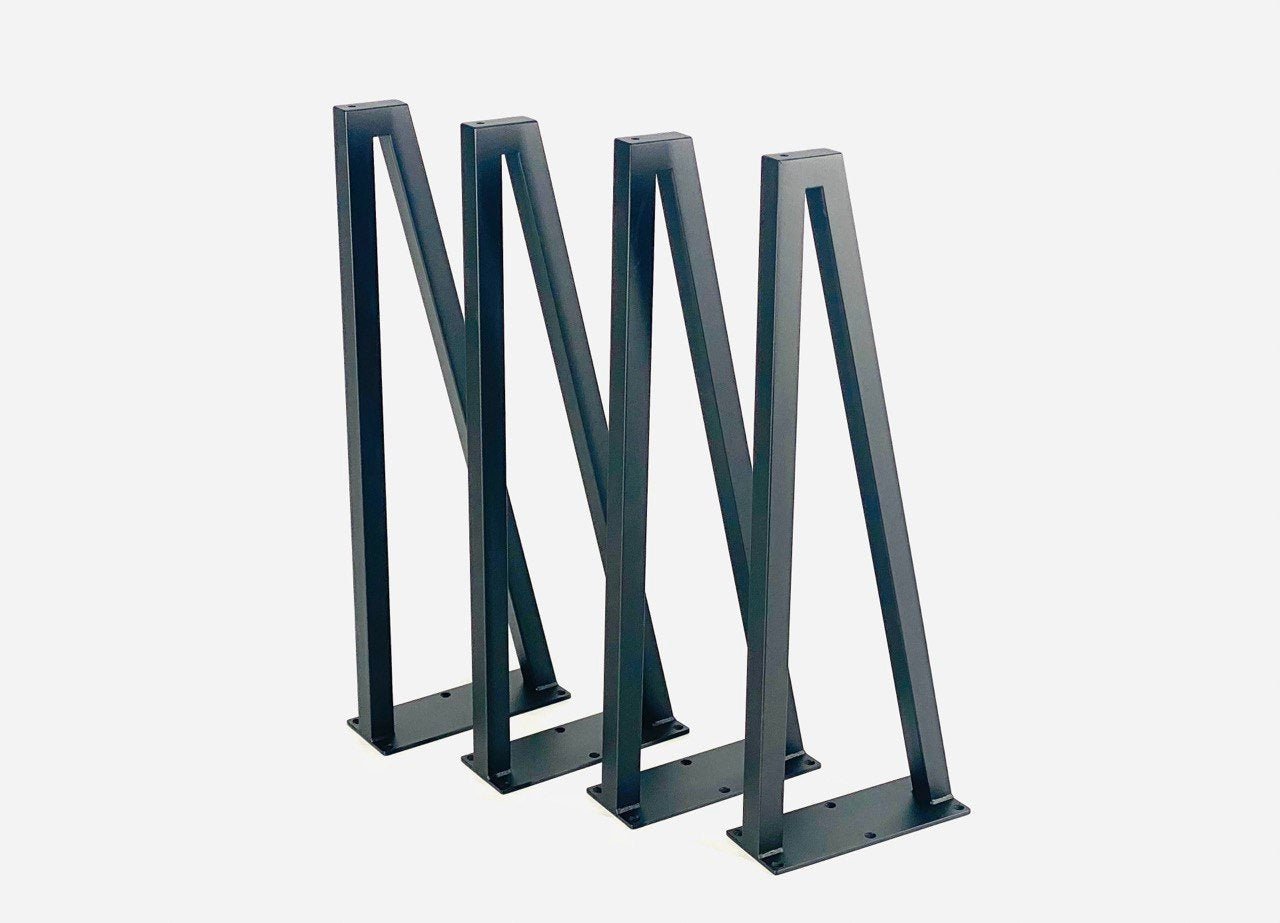 Angle dining table legs, view 2
