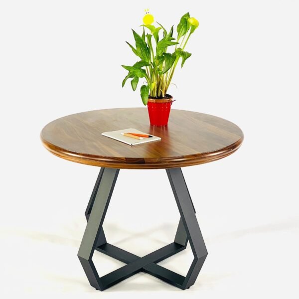Pear dining table base