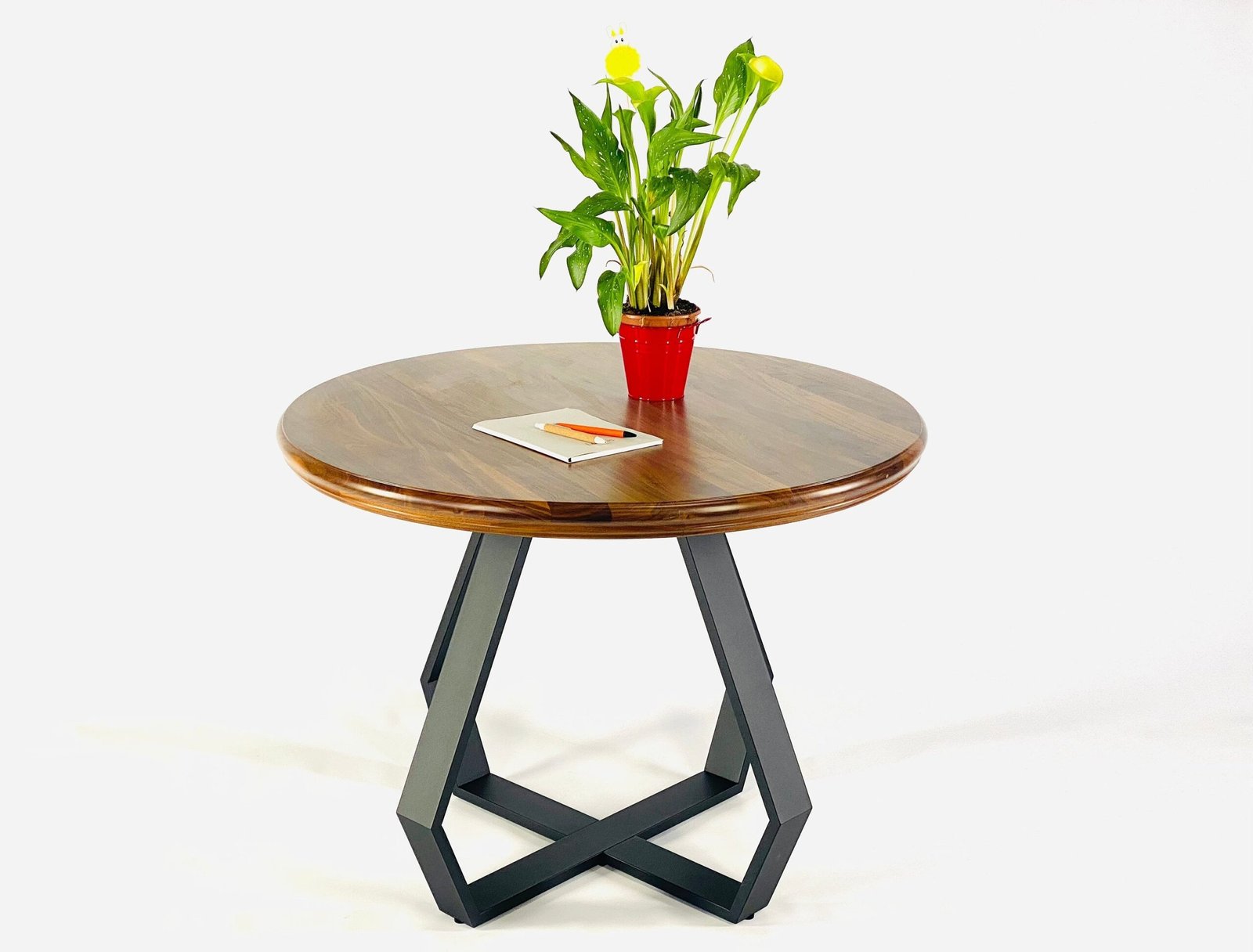 Pear dining table base