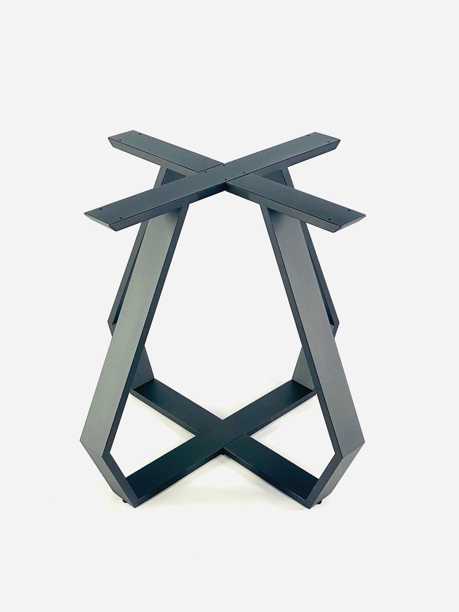 Pear dining table base, view 3
