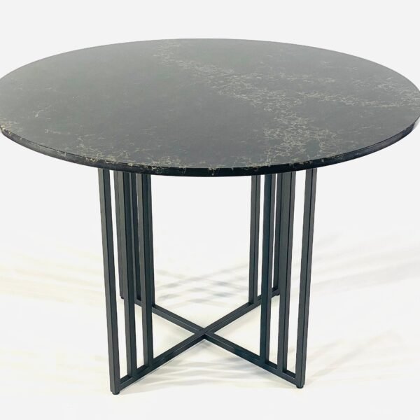 Thin L dining table base