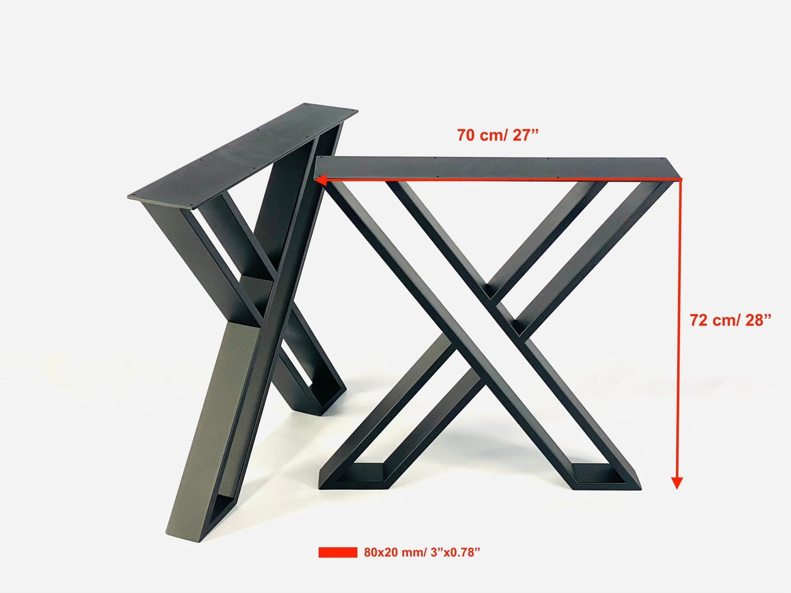 X3 desk table legs, view 6