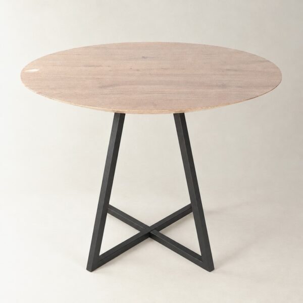 Cross dining table base