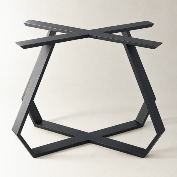 Oval dining table base
